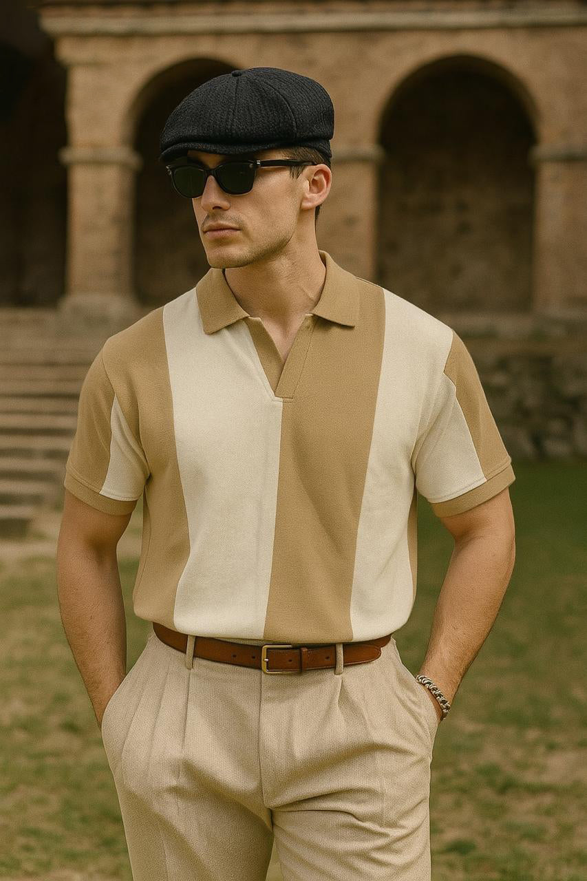 Old Money Vintage Polo - Biege