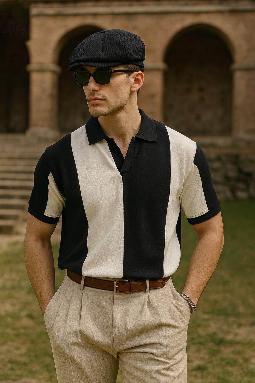 Old Money Vintage Polo - Black