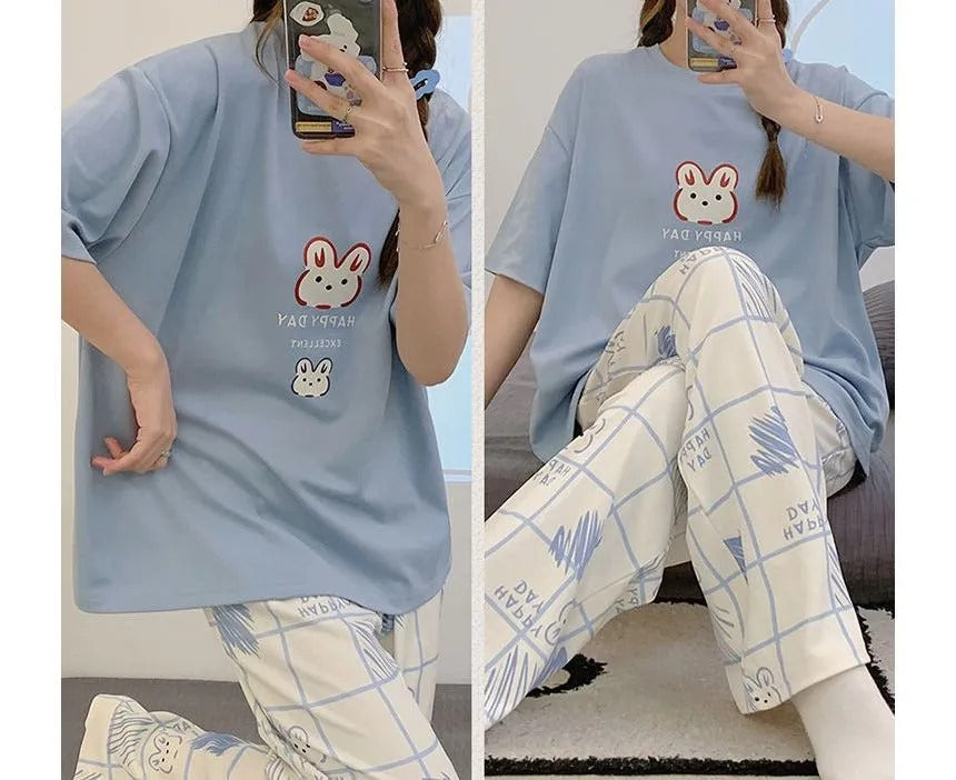 SOFT COTTON PJ SUIT- P9