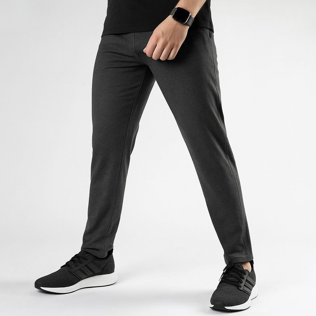 Simple Slim Trouser - Charcoal