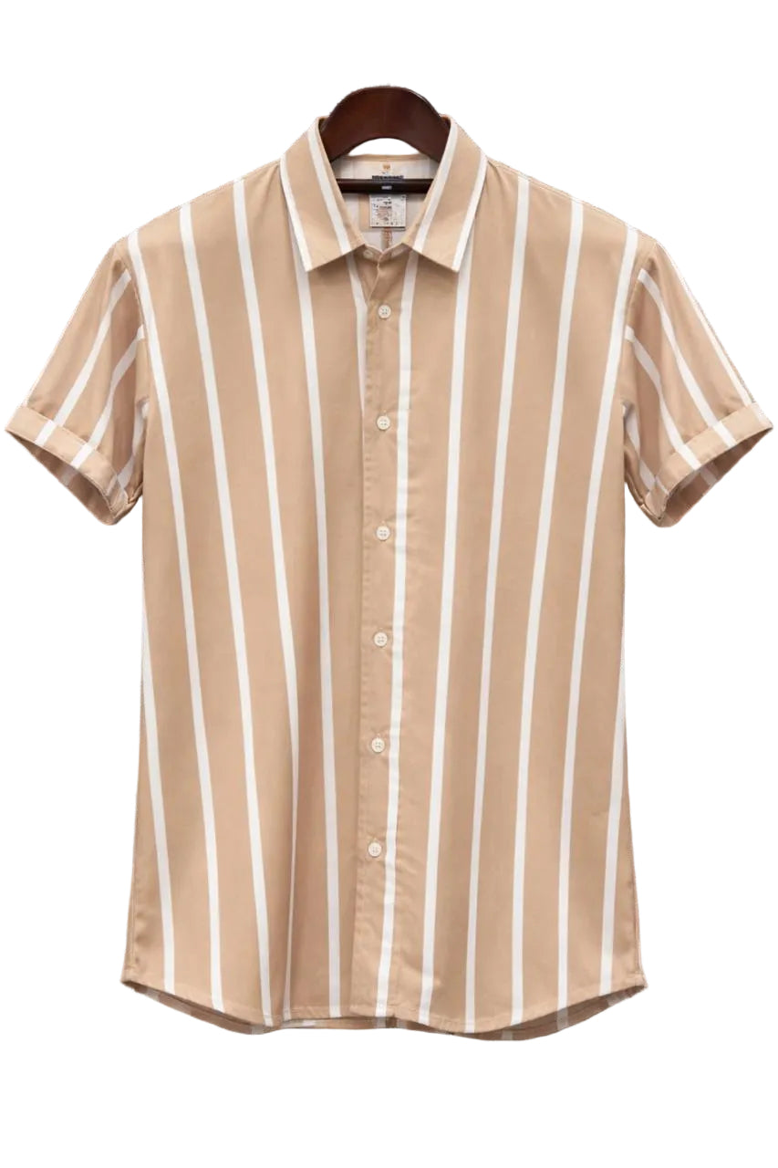 Stripe Shirt - Beige