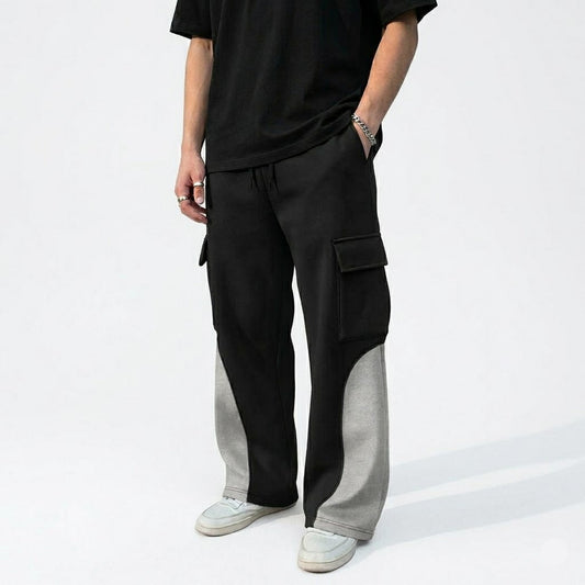 Edge Panel Cargo Trouser - Black