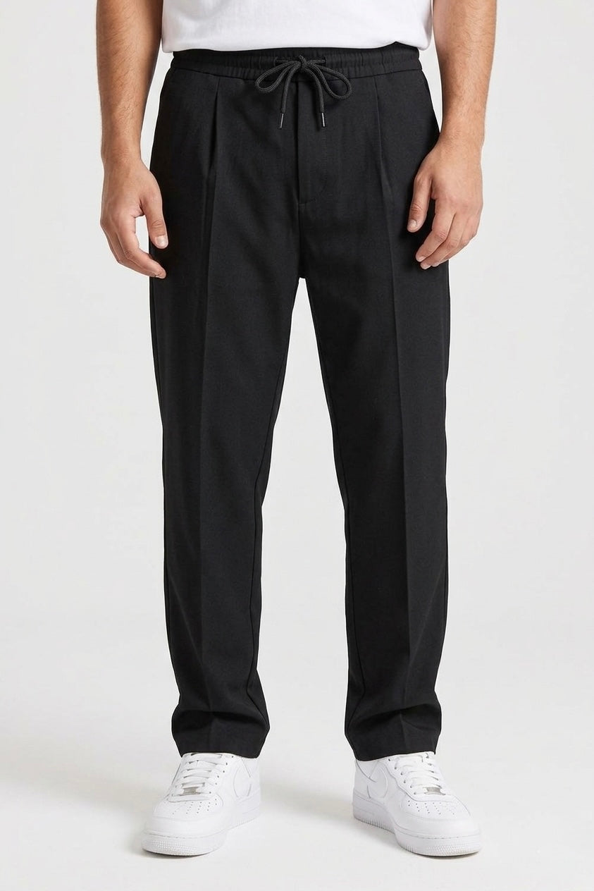 Black Pleated Trouser