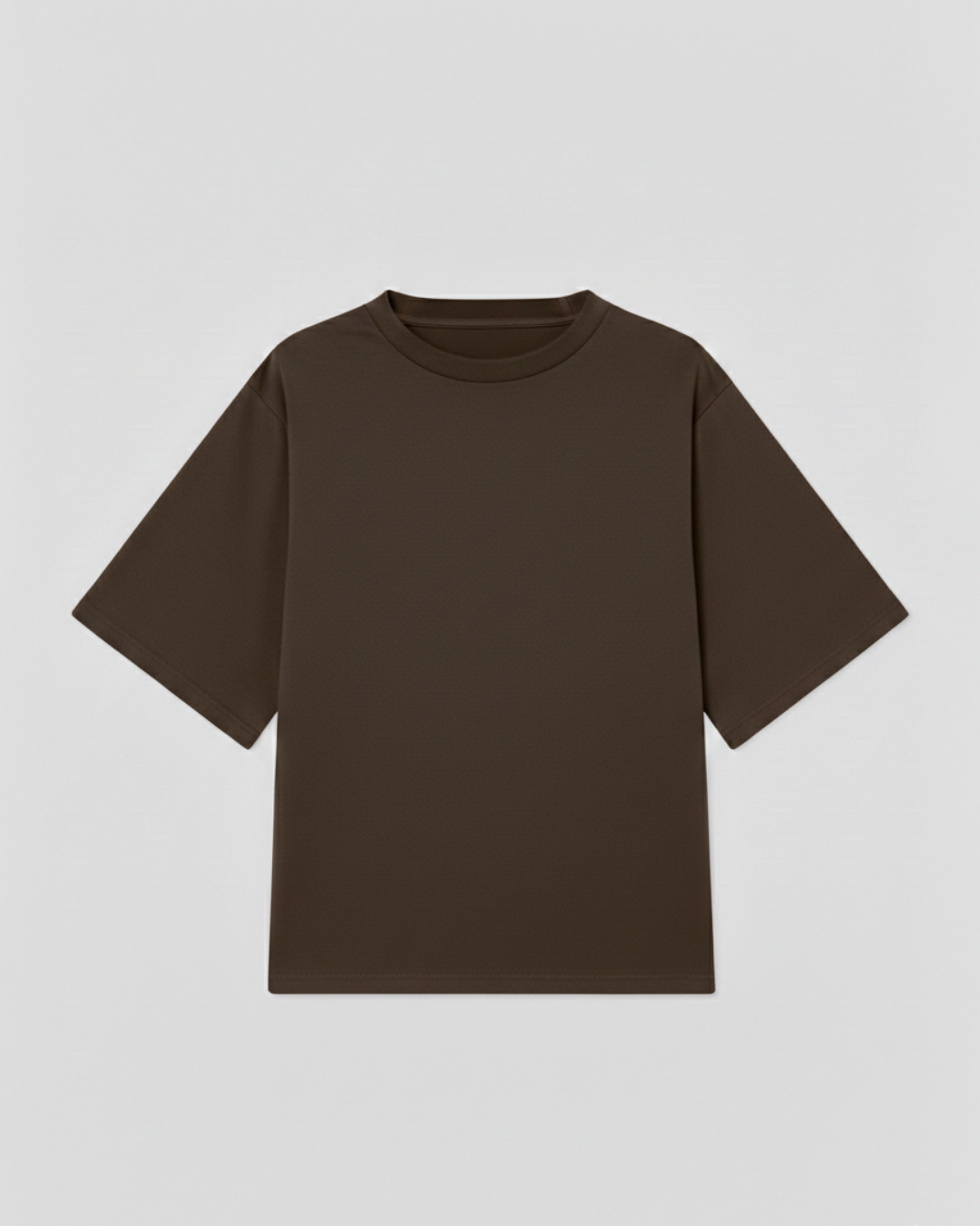 Drop Shoulder T Shirt For Men - Brown