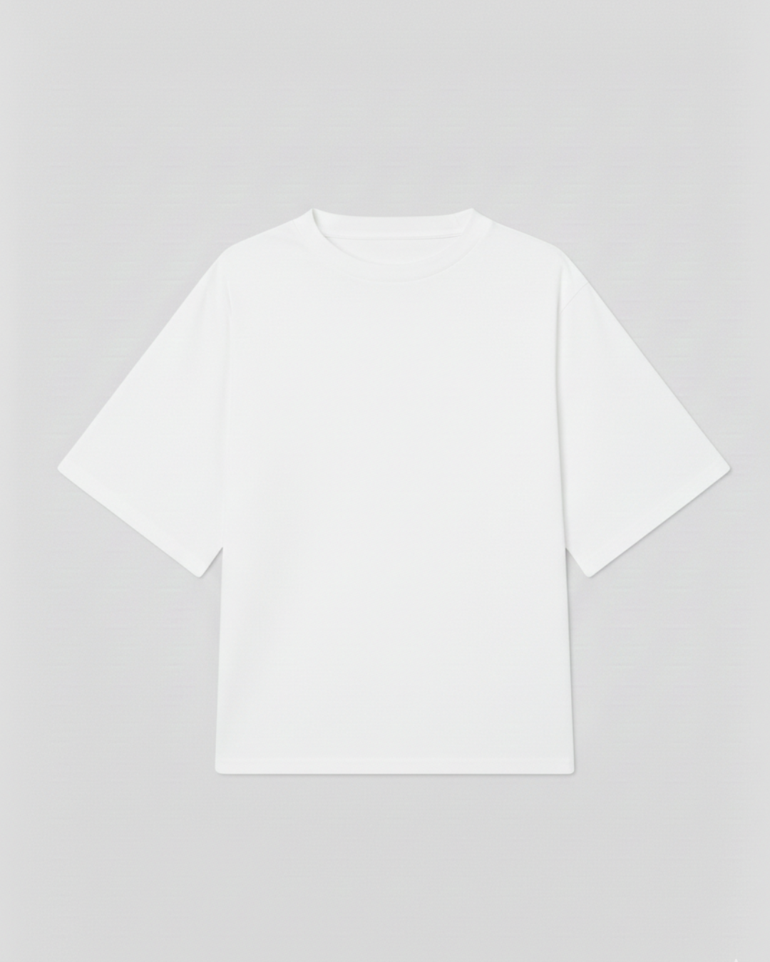Drop Shoulder T Shirt For Men - White