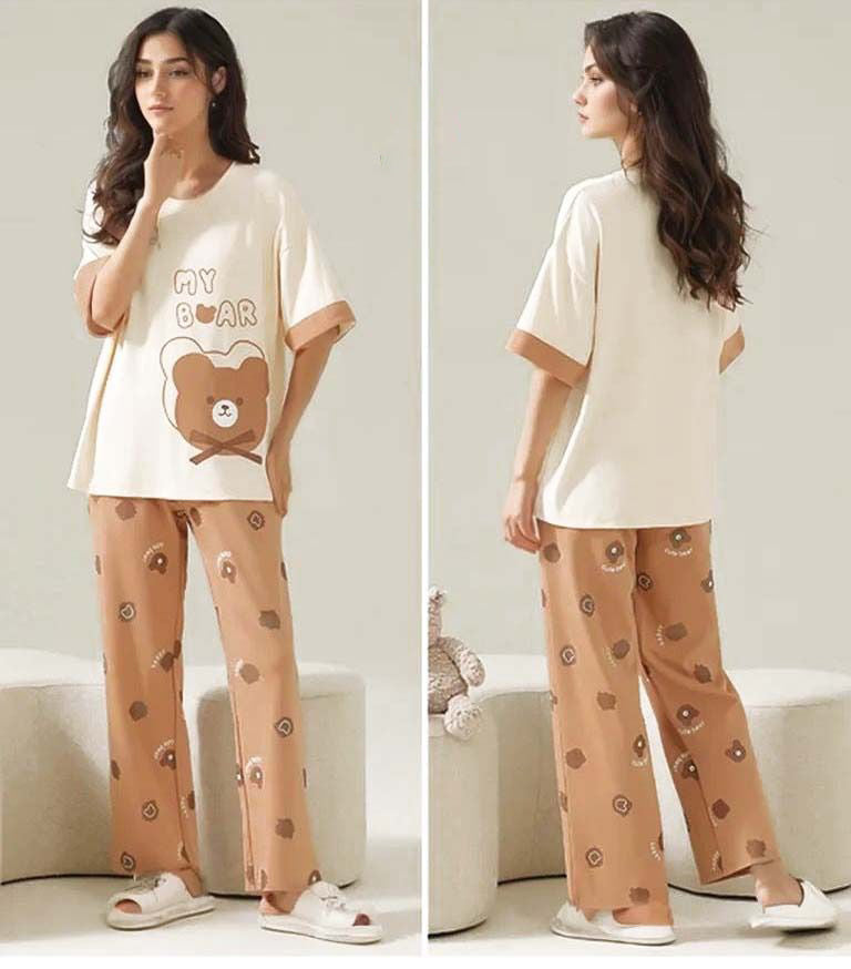 SR-MY BEAR PRINTED NIGHT SUIT