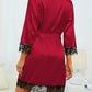 Royal Bridal Silk 4pcs set - Maroon