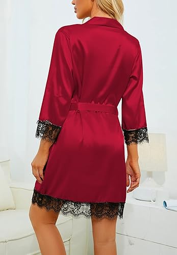 Royal Bridal Silk 4pcs set - Maroon