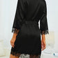 Royal Bridal Silk 4pcs set - Black