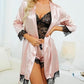 Royal Bridal Silk 4pcs set - Darkpink