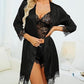 Royal Bridal Silk 4pcs set - Black