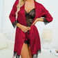 Royal Bridal Silk 4pcs set - Maroon
