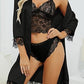 Royal Bridal Silk 4pcs set - Black
