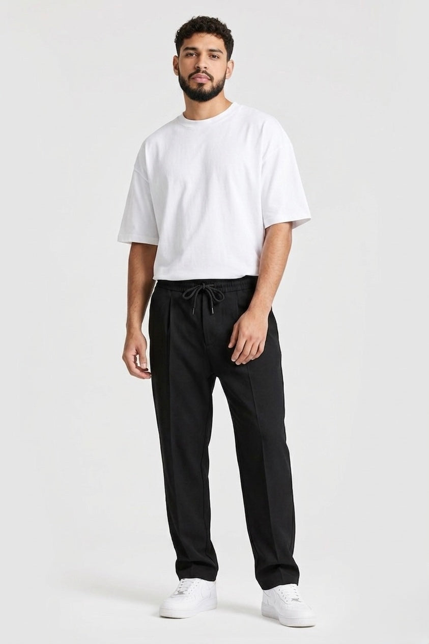 Black Pleated Trouser