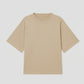Drop Shoulder T Shirt For Men - Biege
