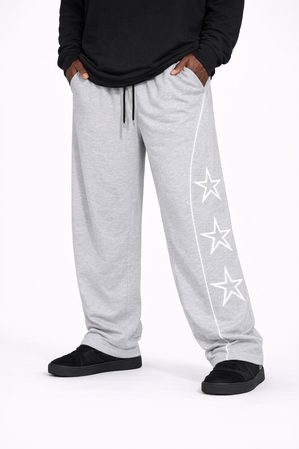 Star Baggy Trouser - Grey