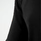 Waffle Knitted Polo - Black