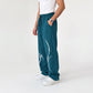 Cyber Spikes Graphic Trouser - Teal