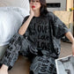 SR-DROP SHOULDER PJ SUIT - GREY