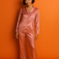 Silk Button Down - Dusty Rose