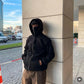 NINJA BLACK ZIPPER HOODIE