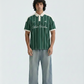 Slogan Print Polo Shirt -03