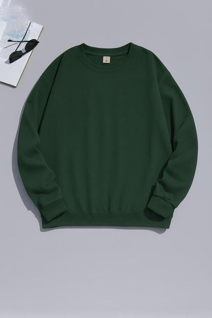 PLAIN SWEATSHIRT FOR WOMEN - GREEN