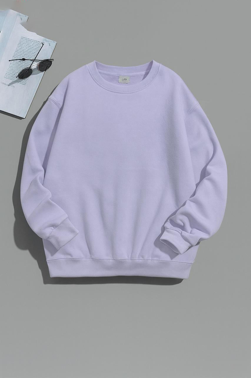 UNISEX - PLAIN SWEATSHIRT - LILAC