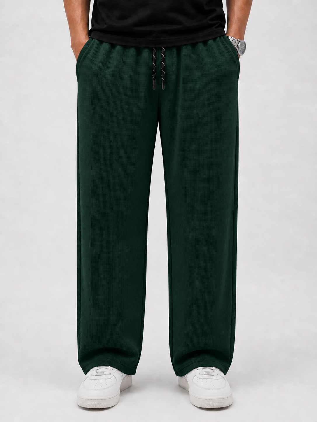 Premium Textured Knit Trouser