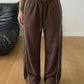 Classic Stripe Trouser - Cocoa Brown
