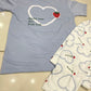 STRAWBERY HEART SKYBLUE - P11