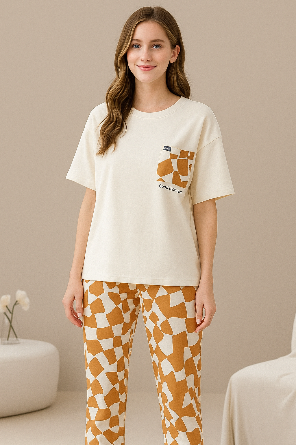 SOFT COTTON PJ SUIT- P7