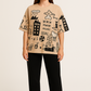 SR-PLANET PRINTED PJ SUIT - FAWN