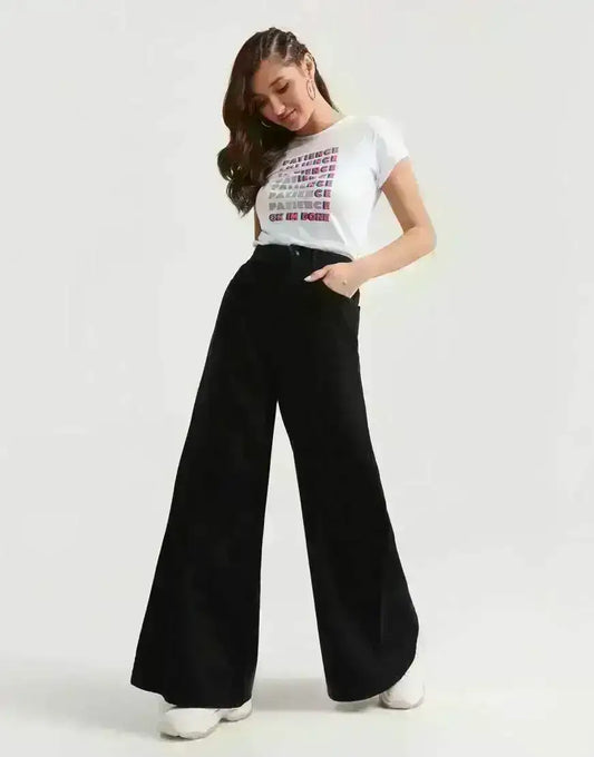 Premium Wide Leg Jeans - Soft Drape
