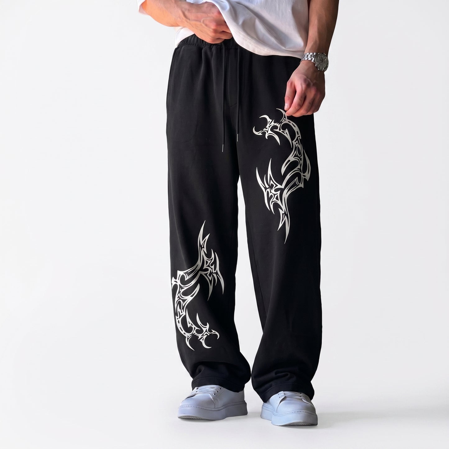 Phantom Tribal Graphic Trouser - Black
