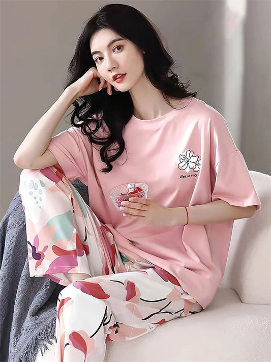 SOFT COTTON PJ SUIT- P12