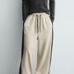 Dual-Tone Wide Leg Trouser
