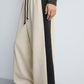 Dual-Tone Wide Leg Trouser