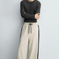 Dual-Tone Wide Leg Trouser