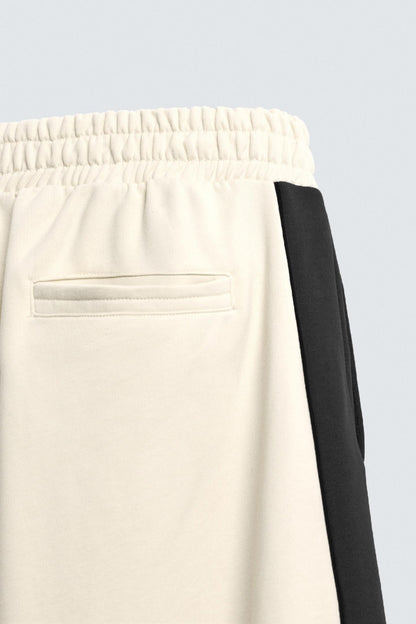 Dual-Tone Wide Leg Trouser