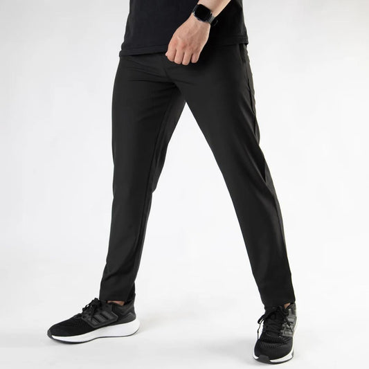 Simple Slim Trouser - Black