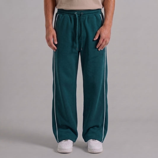 Classic Stripe Trouser - Teal