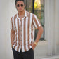Sharp Lines Shirt - Camel