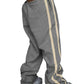 Side Stripe  Baggy Trouser - Grey