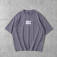 Interlock Oversized Tee - Charcoal