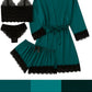 Royal Bridal Silk 4pcs set - Green