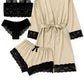 Royal Bridal Silk 4pcs set - Champagne