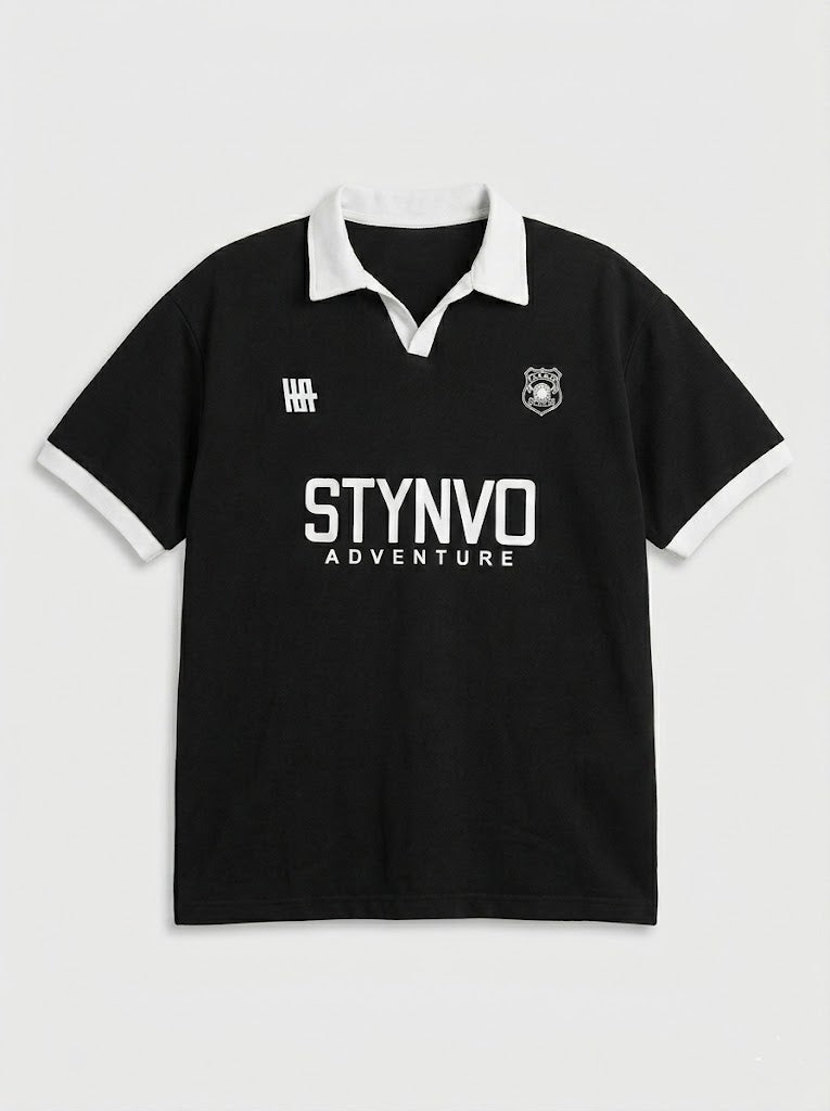 Signature Print Johnny Polo -Black
