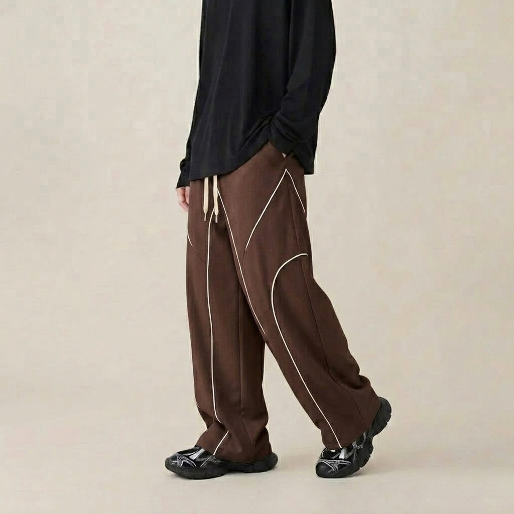 FLEXLINE BAGGY TROUSER - CHOCOLATE