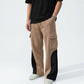 Edge Panel Cargo Trouser - Coffee